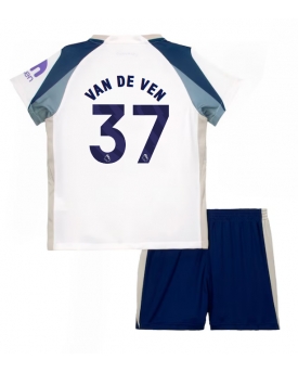 Tottenham Hotspur Micky van de Ven #37 Maglia Gara Casa Repliche 2025-26 Bambino Maniche Corte